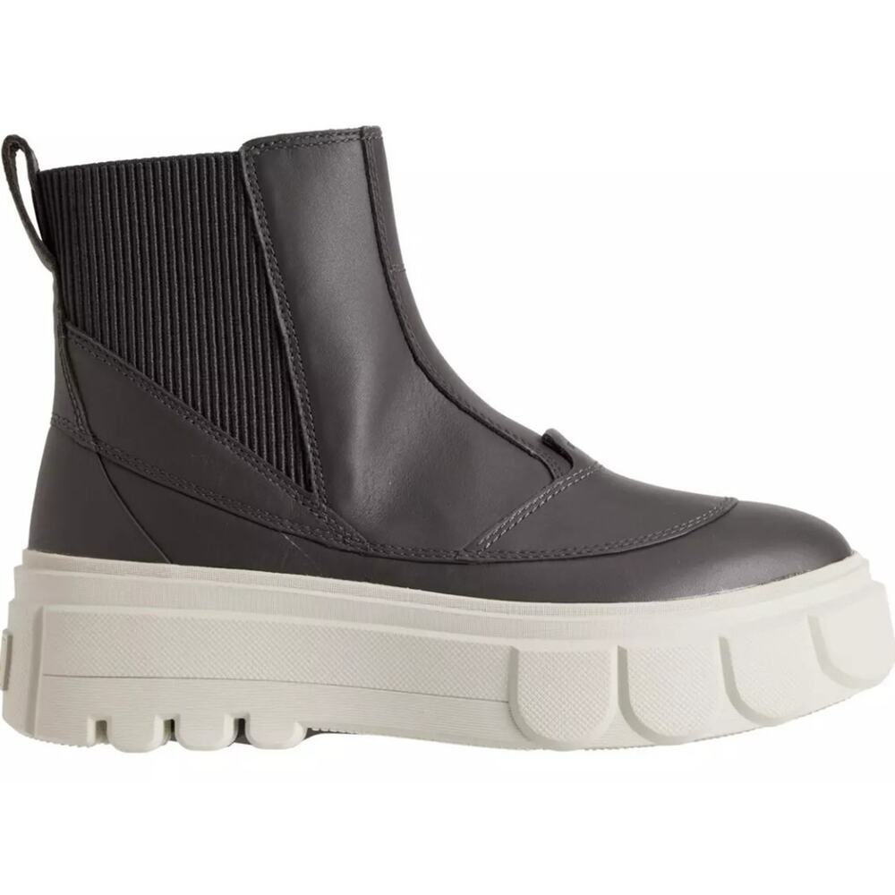Sorel Women's Caribou X Chelsea Boots - Waterproof, Leather* SIZE 8, Black/White